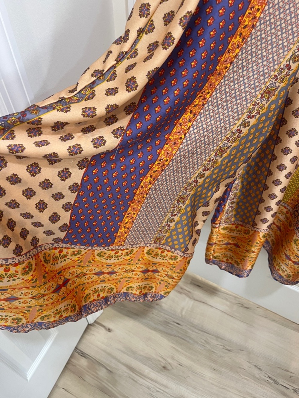 Dress Forum Tan, Mustard & Navy Boho jumper - Picture 3 of 4